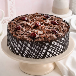 choco cherry layered forest cake with fast delivery options