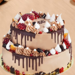 choco tower delight cake two tier chocolate celebration birthday anniversary gift