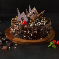 crunchy choco marble temptation cake chocolate vanilla swirl dessert