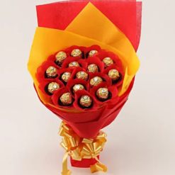 golden ferrero chocolate bouquet with same-day, midnight, and 2-hour delivery