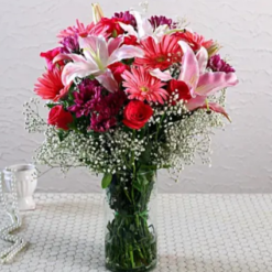 heartfelt bloom arrangement with fast flower delivery options