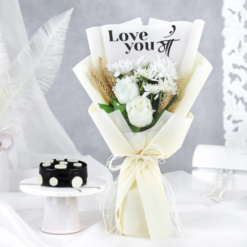 lovely mom’s bloom bouquet fresh flower gift for mom