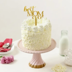 luxury celebration cake for mom elegant cream cake gift