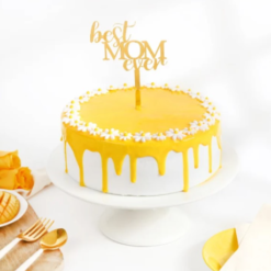 mango wonder cake for mom tropical cake with mango topping