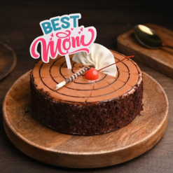 mom’s butterscotch cherry surprise cake for mother’s day delicious gift
