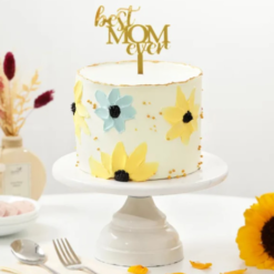 moms floral blissful cake luxury cake gift for mom