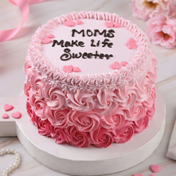 mother’s day cream delight cake special cake for mom