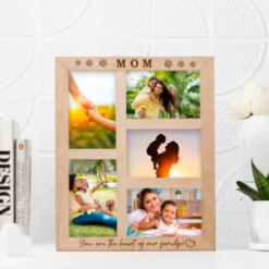mother’s day family memory frame personalized custom photo gift for mom