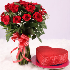 passionate red roses heart with fast delivery options