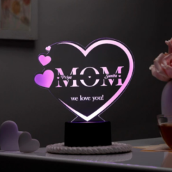 personalized led lamp for mom glowing light gift for mom