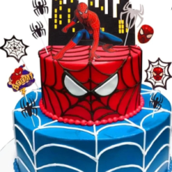 spiderman adventure cake kids birthday cake superhero theme