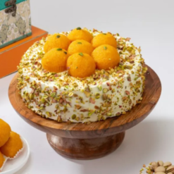 sweet moti fusion cake motichoor dessert with fast delivery options