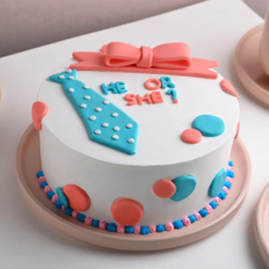 delightful surprise baby shower cake gender reveal cake