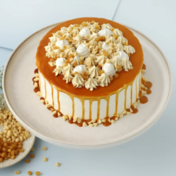 golden caramel drizzle cake creamy caramel cake for celebrations