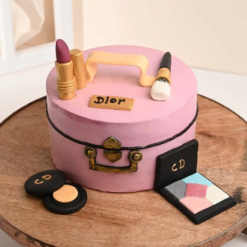 makeup themed cake for daughter’s day beauty cake for daughter
