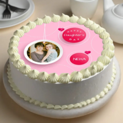 personalized daughter’s day cake custom photo cake for daughter