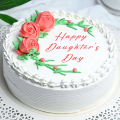 vanilla blossom celebration cake for daughter daughters day sweet treat