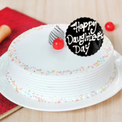 vanilla charm daughters day cake sweet vanilla cake for daughter’s celebration