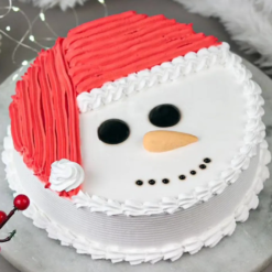 santa delight vanilla cake festive vanilla cake for Christmas celebration