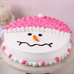 snowman’s creamy delight cake festive snowman cake for holiday celebration