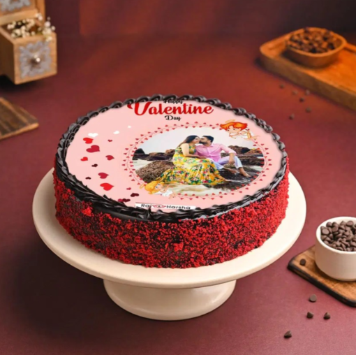 Cherished Moments Heart Cake – Valentine Special Treat