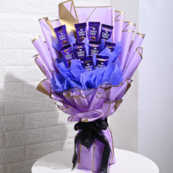 Chocolate and flower gift combo for romantic surprise