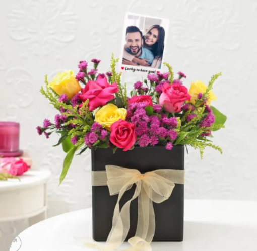 Personalized floral magnets with names for gifting