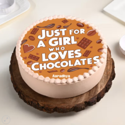 Heart shape chocolate cake for Valentine’s