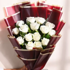 Soft pastel rose bouquet gift