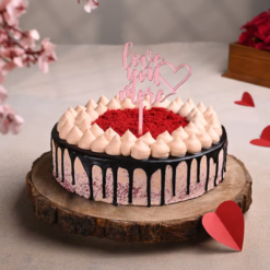Velvet Chocolate Bliss Cake – Romantic Chocolate Velvet Cake