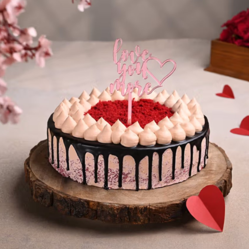 Velvet Chocolate Bliss Cake – Romantic Chocolate Velvet Cake