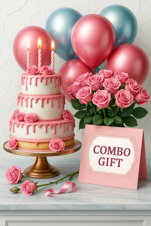 Online Gift Combos – Cakes, Flowers, Chocolates & More | Bakizo