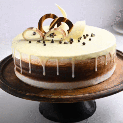 Choco Cherry Black Forest Cake with Fresh Cream and Cherries