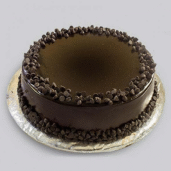 Five star truffle cake with rich chocolate glaze and premium finish