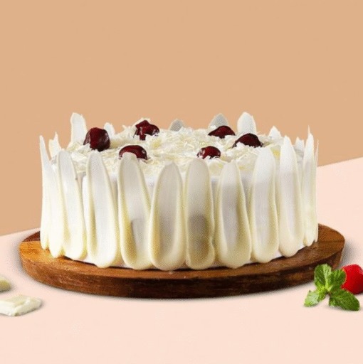 Heart-shaped chocolate cake with rich layers and dreamy decoration