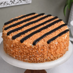 Butterscotch Cocoa Indulgence Cake with rich chocolate and butterscotch layers