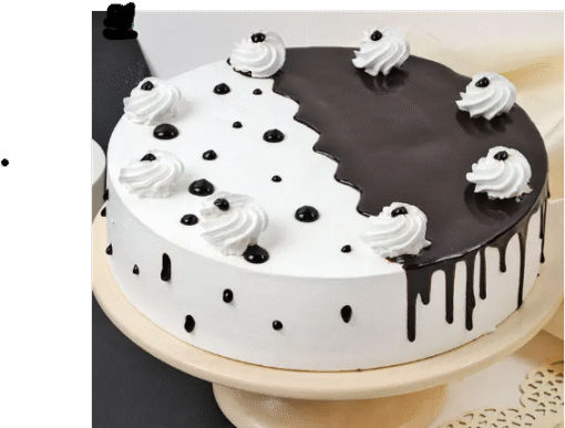 Creamy Bliss Choco Vanilla Cake Online