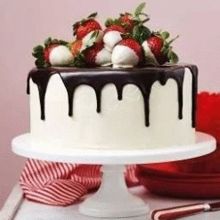 Dipped Choco Delicious Cake Online