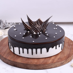 Elegant Duo Choco Vanilla Cake Online