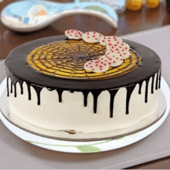 Frosty Choco Vanilla Fantasy Cake Online – Bakizo