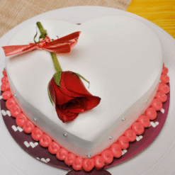 Pure Indulgence Heart Vanilla Cake Online