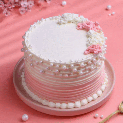 Rosé Pearl Pastel Fantasy Designer Cake Online Delivery