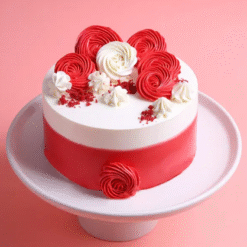 Rosette Red Velvet Bliss Cake Online