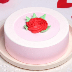 Vanilla Rose Charm Cake Online Delivery