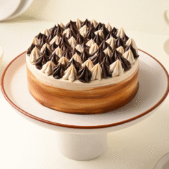 Caffeine Kiss Cream Cake Bliss with coffee cream layers