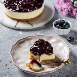 Alternative view of Blueberry Midnight Luxe Cheesecake