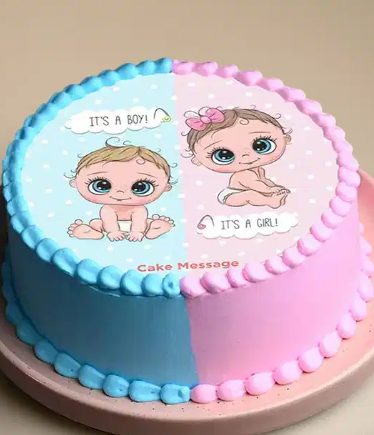 Baby Shower Celebration Cake – Theme Cake by Bakizo