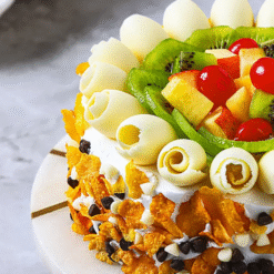 Alternative view of Fresh Fruit Overload Cake