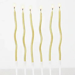 Golden sparkle Candles