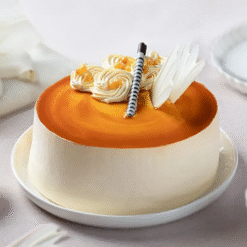 Golden Crunch Butterscotch Cake